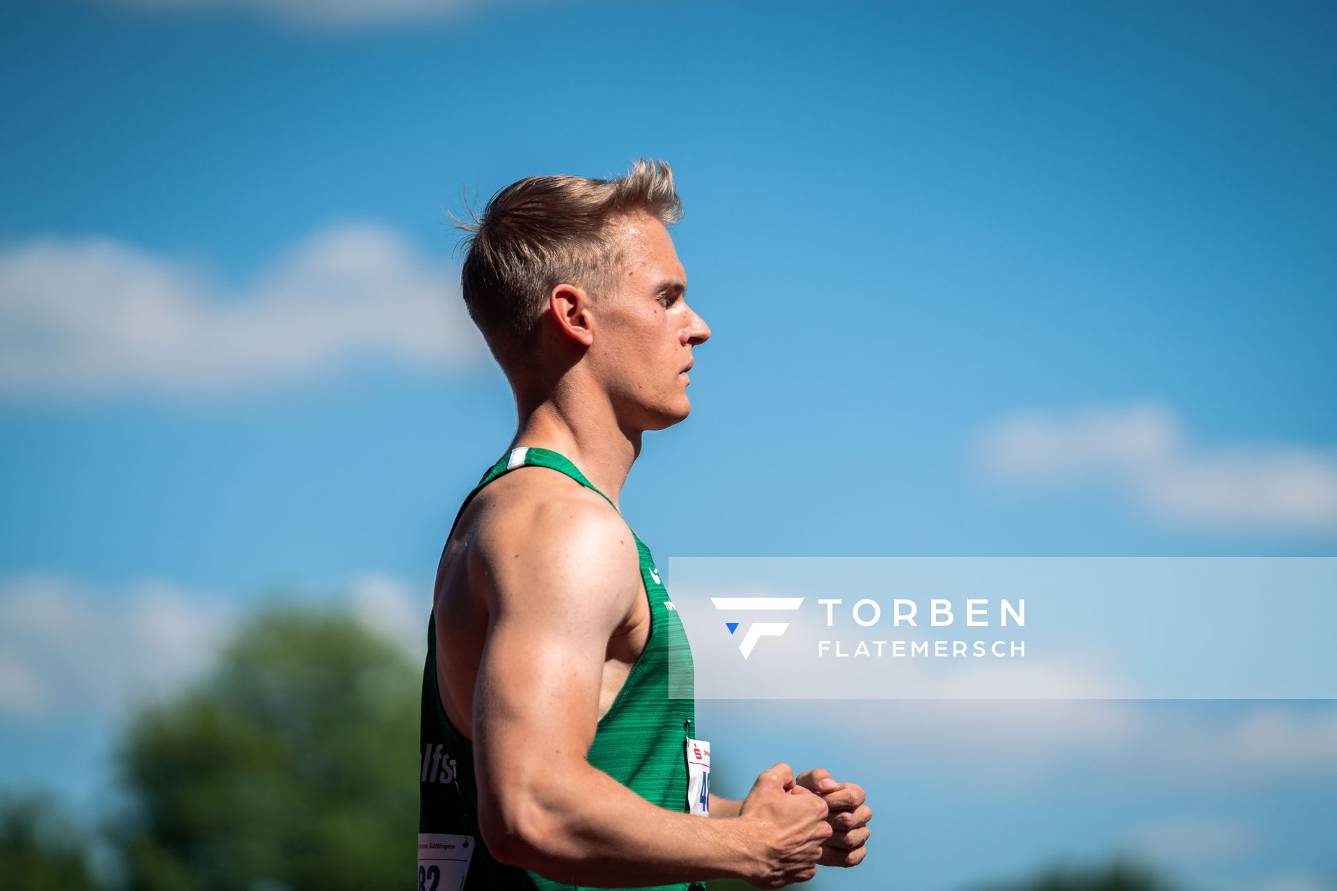 Magnus Bunar (VfL Wolfsburg) am 02.07.2022 waehrend den NLV+BLV Leichtathletik-Landesmeisterschaften im Jahnstadion in Goettingen (Tag 1)